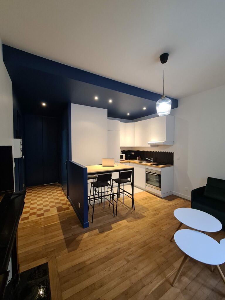 rénovation appartement location decoration ameublement airbnb grenoble
